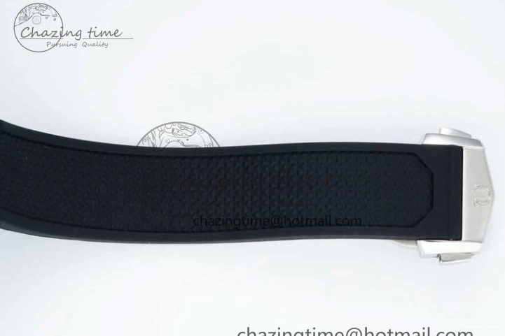 1227 SportInspired Speedmaster Racing Master SS HKF Best Edition Blue Black Dial on Black Rubber Strap A 7817